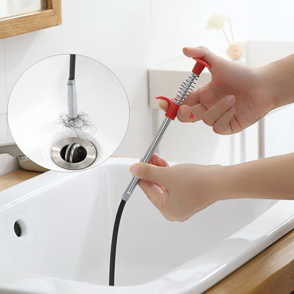 1628 Multifunctional Cleaning Claw Pilpe Cleaner Drainage Block Remover Drain Spring Pipe Dredging Tool, Drain Cleaning Tool for Hair Drain Drain Cleaner Sticks drain pipe clearer (290 Cm) 1628 Multifunctional Cleaning Claw Pilpe Cleaner Drainage Block Remover Drain Spring Pipe Dredging Tool, Drain Cleaning Tool for Hair Drain Drain Cleaner Sticks drain pipe clearer (290 Cm)